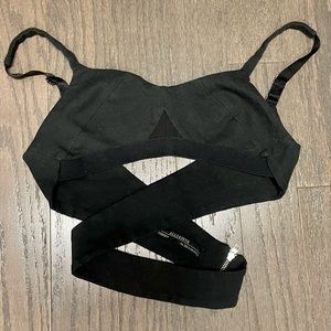 Allsaints Delta wrap top size 0